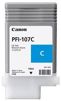 Original Canon PFI-107C, 6706B001 Cyan Inkjet Cartridge