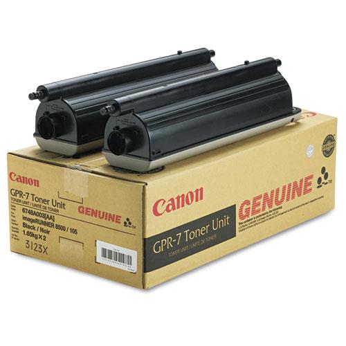 Original Canon 6748A003AA (GPR-7) Toner, Black, 2/PK