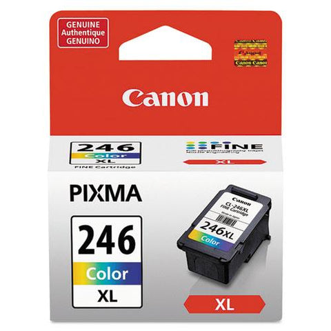 Original Canon 8280B001 (CL-246XL) ChromaLife100+ High-Yield Ink, Tri-Color