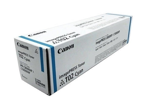 Genuine Canon T02 Cyan Toner Cartridge, Canon 8530B001