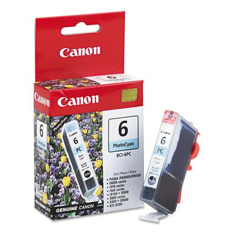 Original Canon BCI6PC (BCI-6) Ink, Photo Cyan