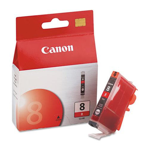 Original Canon CLI8R (CLI-8) Ink, Red