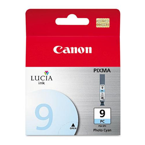 Original Canon PGI9PC (PGI-9) Lucia Ink, Photo Cyan