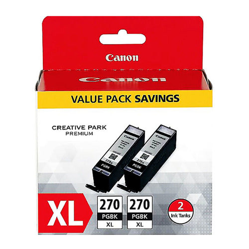 Original Canon PGI-270XL Pigment Black High Yield Ink Cartridge