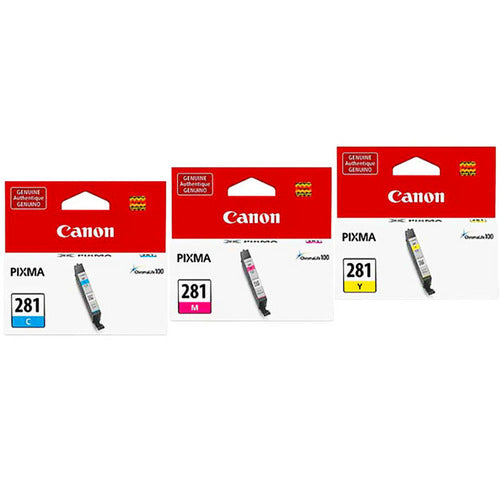 Original Canon 281 Cyan/Magenta/Yellow - 3/pack