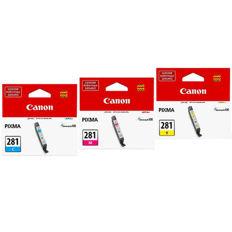 Original Canon 281 Cyan/Magenta/Yellow - 3/pack