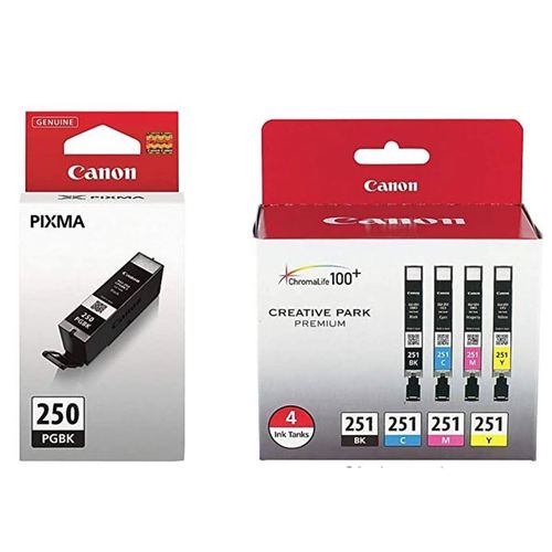 Original Canon 250-251 Bundle, 5 Packs