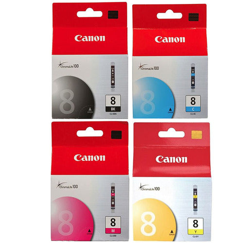 Original Canon 8 Bundle, 4 Packs