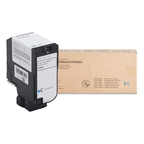 Original s5840cdn cyan toner U&R  (6,000 yield) (593-bbxu