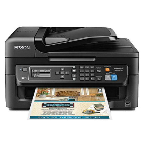 Original Epson WorkForce WF-2630 AIO Printer, Black