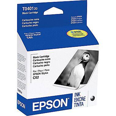 Original Epson T0401 (T040120) Black Ink Cartridge