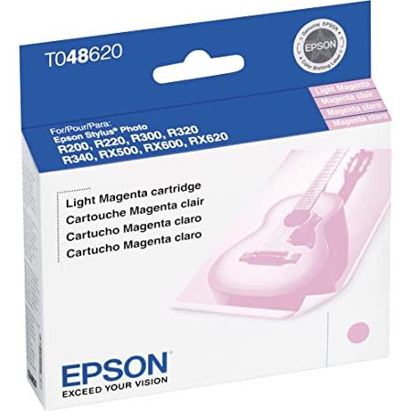 Original Epson T0486 Light Magenta Ink Cartridge, T048620