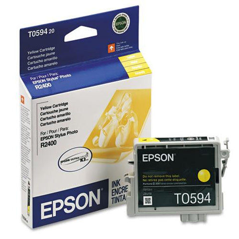 Original Epson T059420 (59) UltraChrome K3 Ink, Yellow