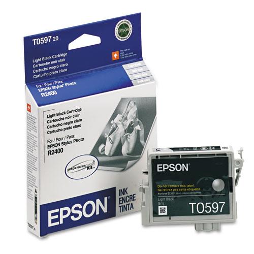 Original Epson T059720 (59) UltraChrome K3 Ink, Light Black