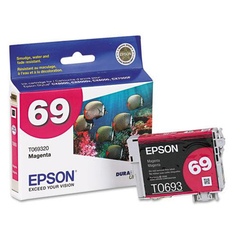 Original Epson T069320 (69) DURABrite Ink, Magenta