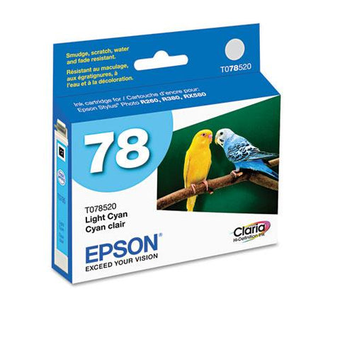 Original Epson T078520 (78) Claria Ink, Light Cyan