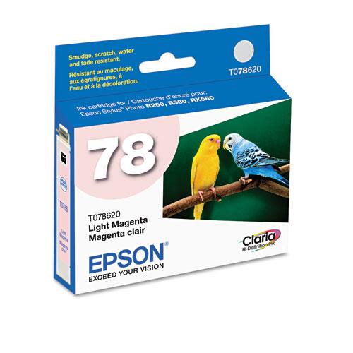 Original Epson T078620 (78) Claria Ink, Light Magenta