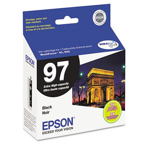 Original Epson T097120 (97) Extra High-Yield Ink, Black