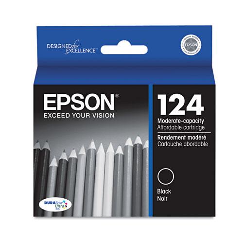 Original Epson T124120 (124) DURABrite Ultra Ink, Black