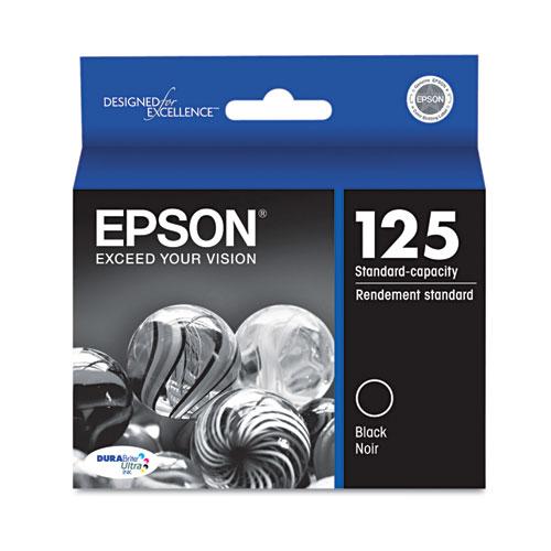 Original Epson T125120 (125) DURABrite Ultra Ink, Black