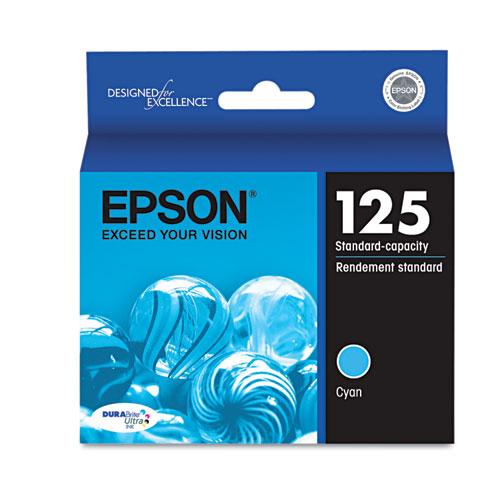 Original Epson T125220 (125) DURABrite Ultra Ink, Cyan