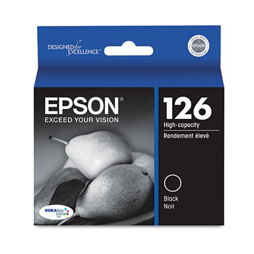 Original Epson T126120 (126) DURABrite Ultra High-Yield Ink, Black