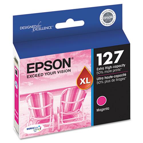 Original Epson T127320 (127) DURABrite Ultra Extra High-Yield Ink, Magenta