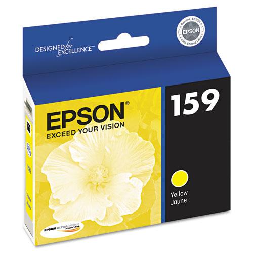 Original Epson T159420 (159) UltraChrome Hi-Gloss 2 Ink, Yellow