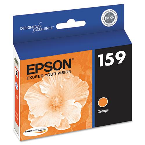 Original Epson T159920 (159) UltraChrome Hi-Gloss 2 Ink, Orange