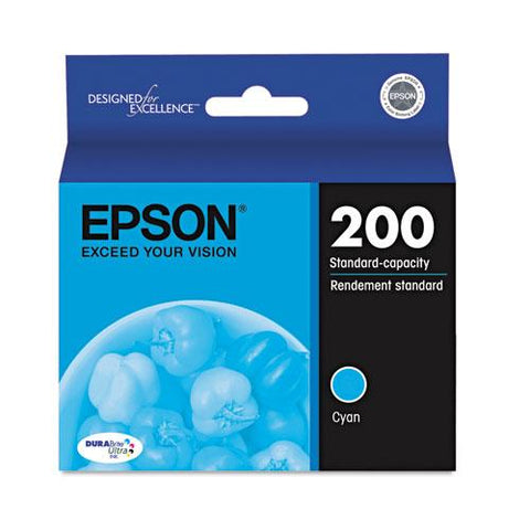 Original Epson T200220 (200) DURABrite Ultra Ink, Cyan