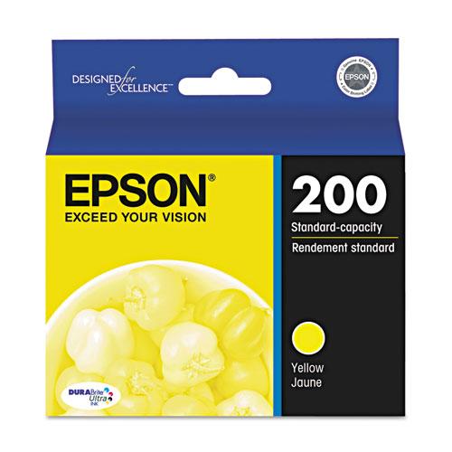 Original Epson T200420 (200) DURABrite Ultra Ink, Yellow
