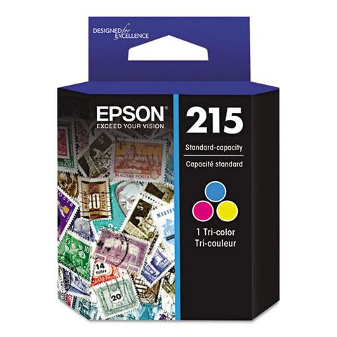 Original Epson T215530 (215) DURABrite Ultra Ink, Tri-Color