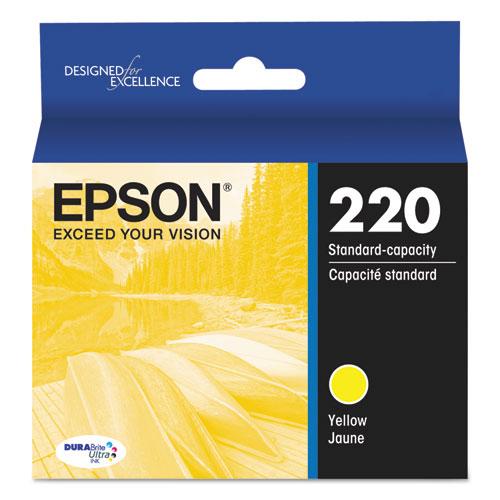 Original Epson T220420 (220) DURABrite Ultra Ink, Yellow