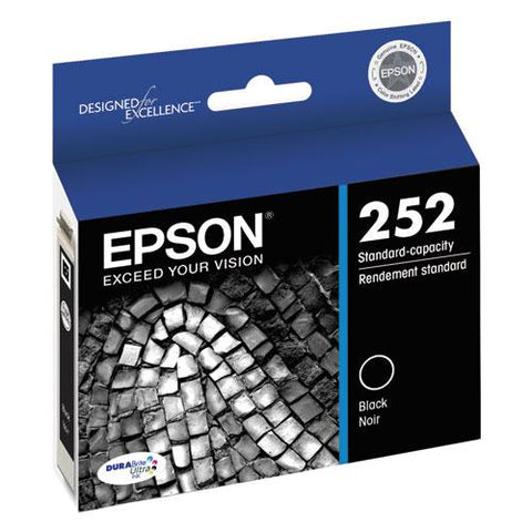 Original Epson T252120 (252) DURABrite Ultra Ink, Black