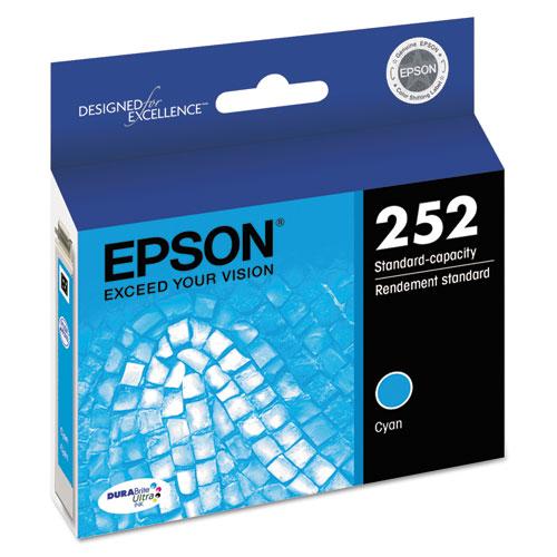 Original Epson T252220 (252) DURABrite Ultra Ink, Cyan