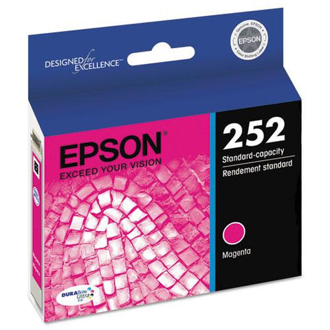 Original Epson T252320 (252) DURABrite Ultra Ink, Magenta