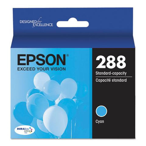 Original Epson 288 DURABrite Ultra Inks, Standard-Yield, Cyan