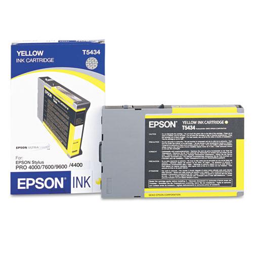 Original Epson T543400 (T5434) Ink, Yellow