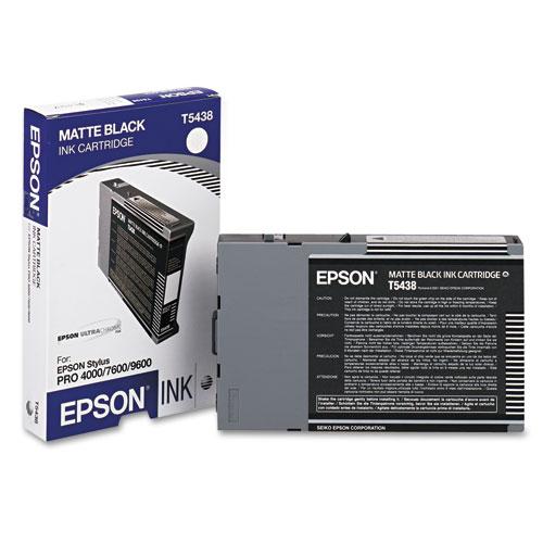 Original Epson T543800 Ink, Matte Black