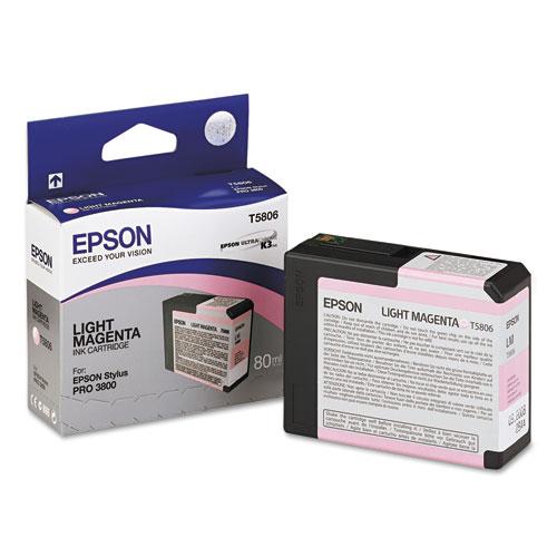 Original Epson T580600 UltraChrome K3 Ink, Light Magenta