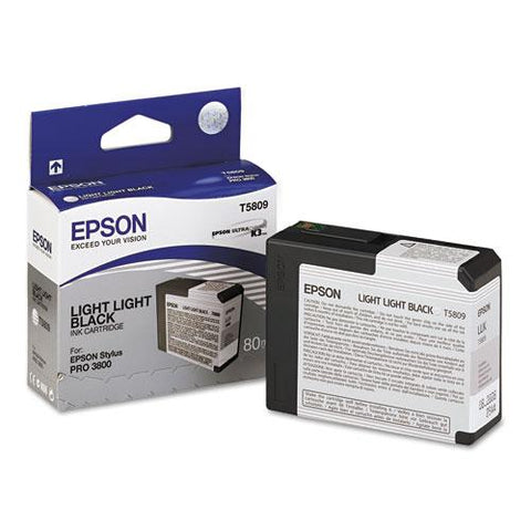 Original Epson T580900 UltraChrome K3 Ink, Light Light Black