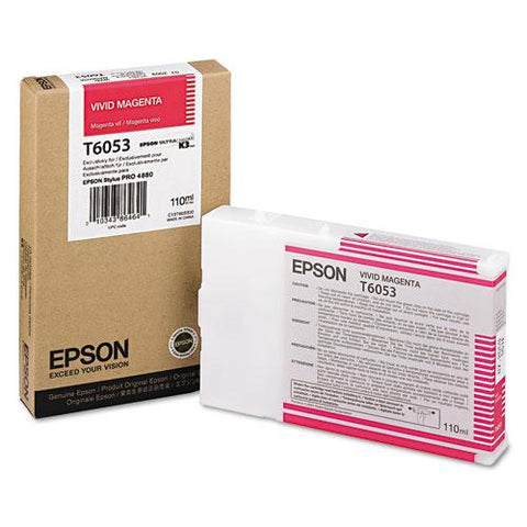 Original Epson T605300 (60) Ink, Vivid Magenta