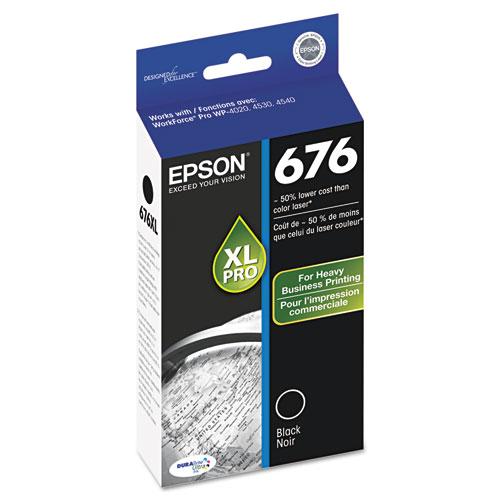 Original Epson T676XL120 (676) DURABrite Ultra High-Yield Ink, Black