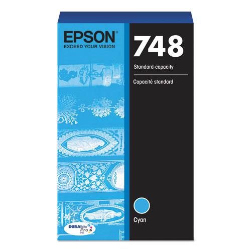 Original Epson T748220 (T748) DURABrite Pro Ink, Cyan