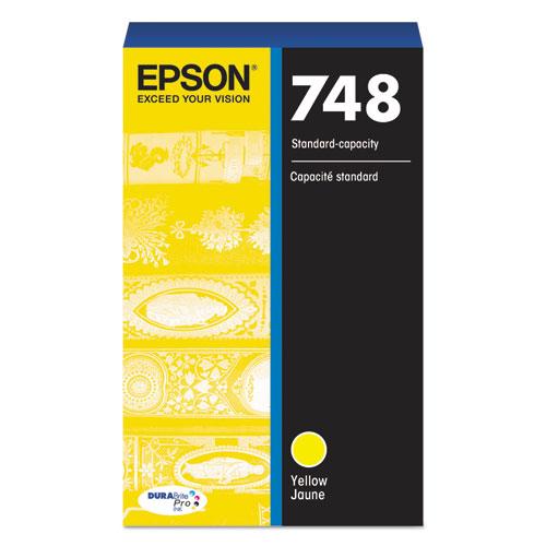 Original Epson T748420 (T748) DURABrite Pro Ink, Yellow