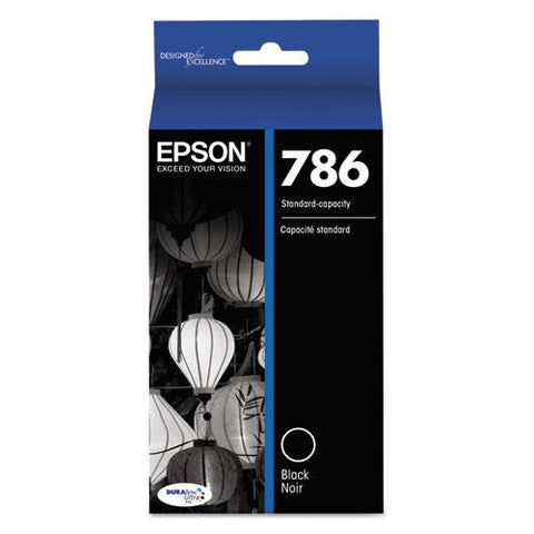 Original Epson T786120 (786) DURABrite Ultra Ink, Black