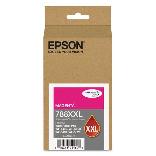 Original Epson T788XXL320 (788XXL) DURABrite Ultra XL PRO High-Yield Ink, Magenta