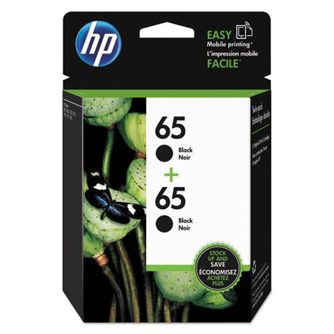 Original HP 65, (1VU22AN#140) Black High Yield Original Ink Cartridges