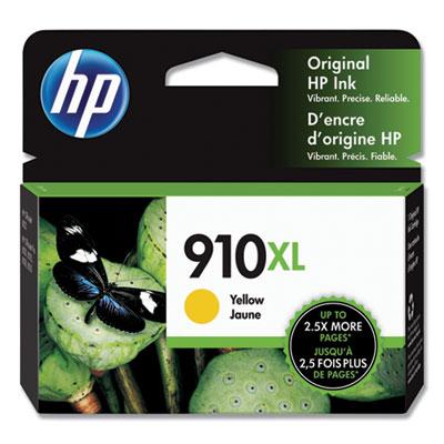 Original HP 910XL Yellow Ink Cartridge, HP 3YL64AN