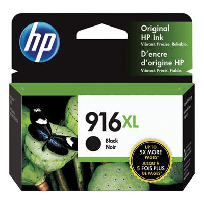 Original HP 916XL Black Ink Cartridge, HP 3YL66AN